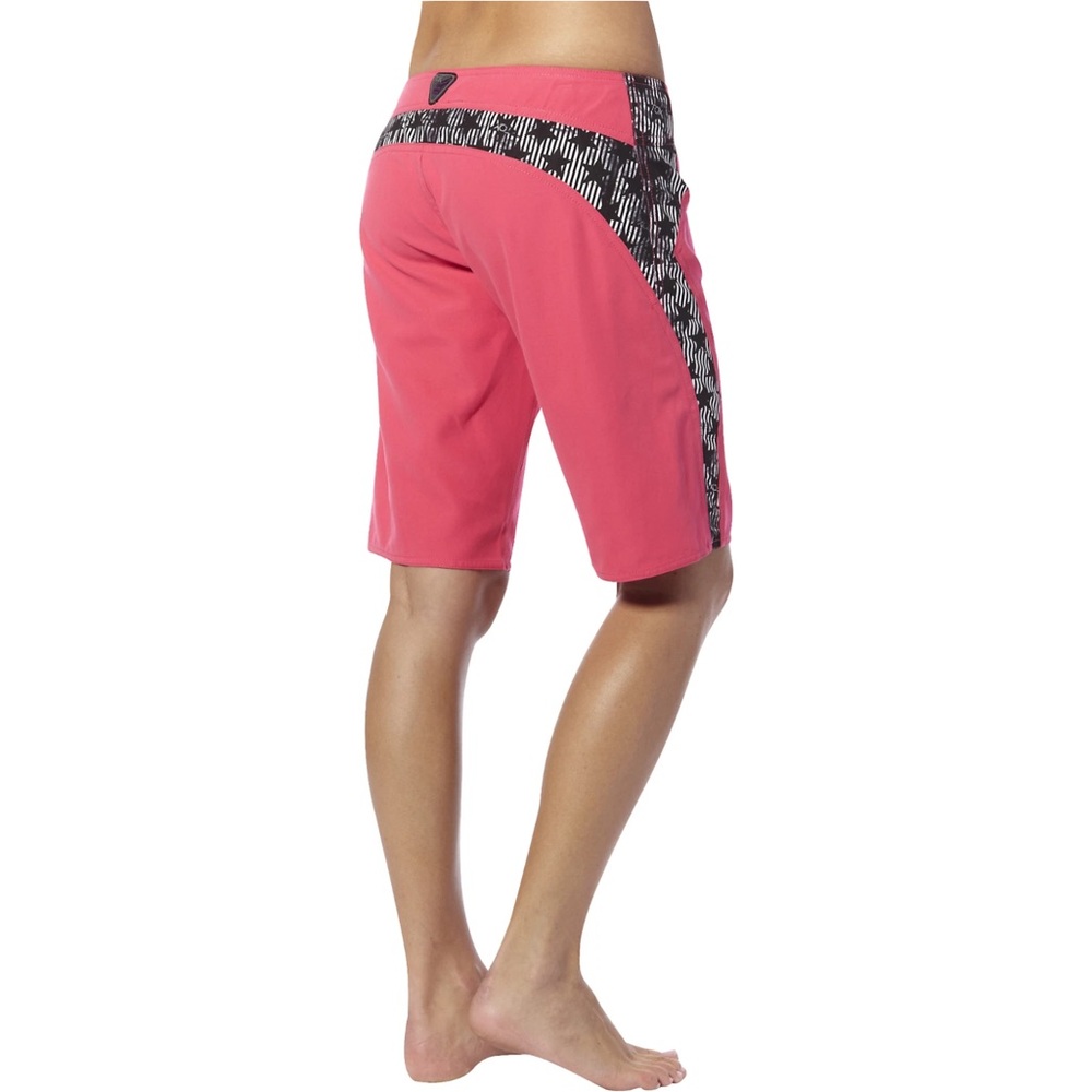 Fox Secret Ride Boardie Swim Trunks Board Shorts Pink Black Size 7 Y2K Surf - Picture 13 of 13